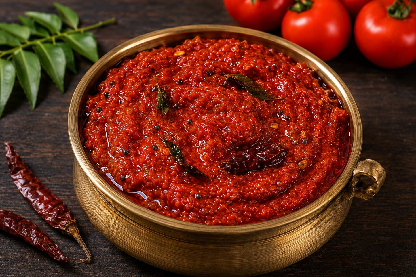 Rayalaseema Tomato Pickle | Homemade Andhra Style Tomato Pachadi